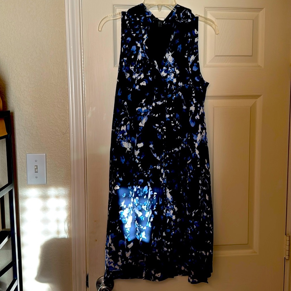 Blue Flowy Dress